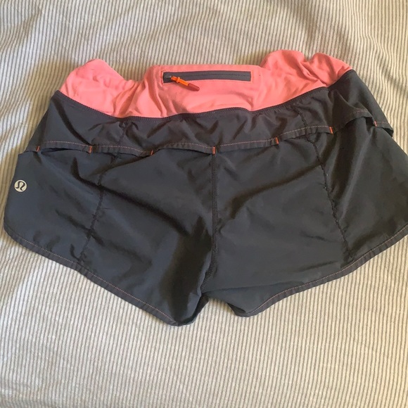 lululemon athletica Other - grey lululemon shorts with pink detailing